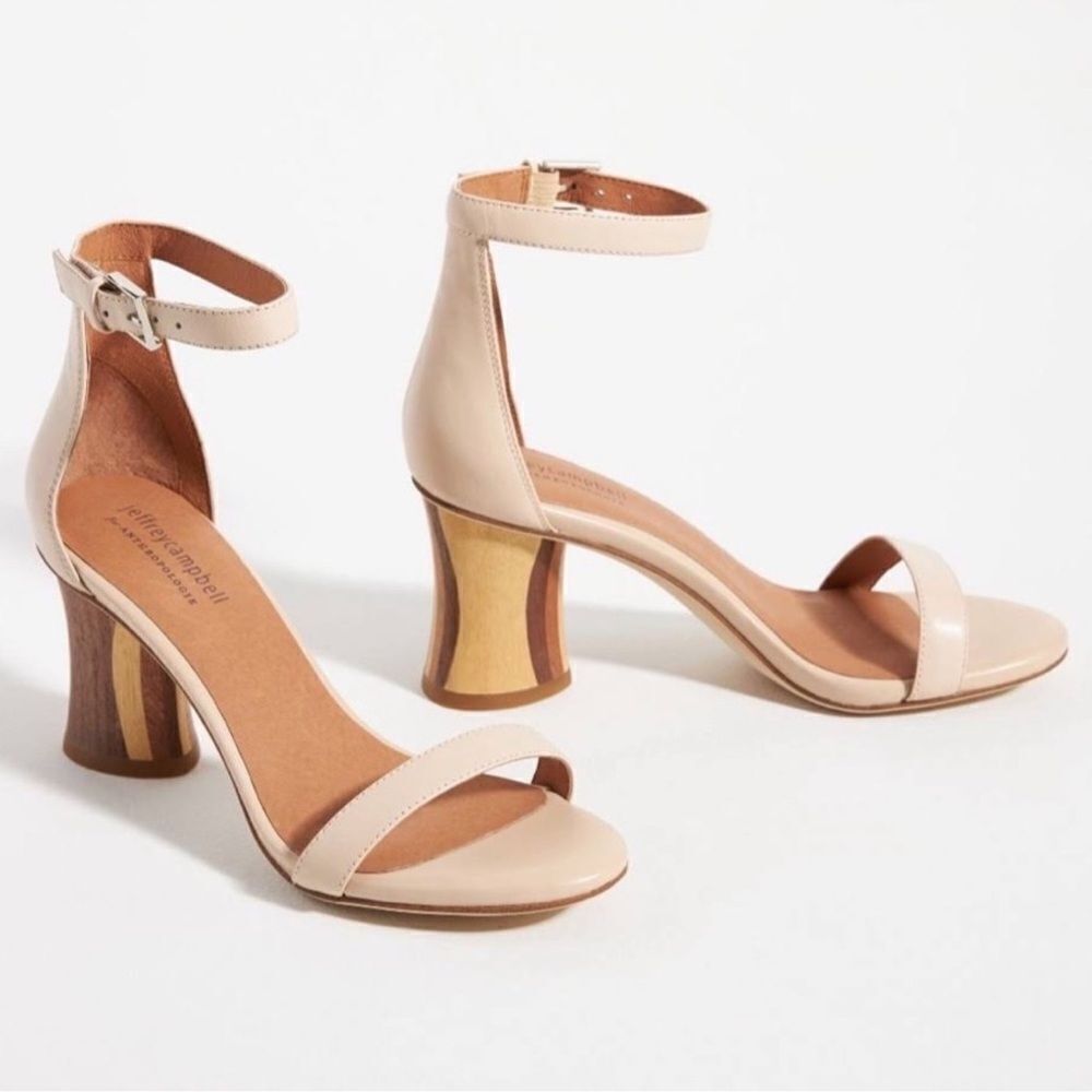 Anthropologie Jeffery Campbell Striped Heels 8